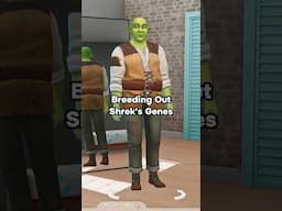 Breeding out Shrek’s genes 🧬 #thesims #sims4 #sims4cas #gaming