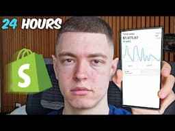 I Tried Shopify Dropshipping For 24H (Realistic Results)