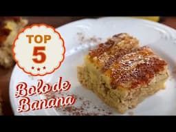 TOP 05 - BOLO DE BANANA COM AVEIA