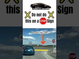 This Stop Sign MISTAKE can COST you