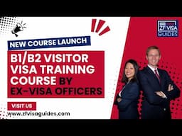 🎉 B1/B2 Visitor Visa Interview Preparation Course Launch | Ace Your U.S. Visa Interview!