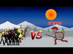 Atreyos Vs All Swordwraths, Archers, Speartons | Stick War Legacy