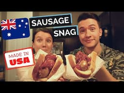 Americans Try the Bunnings Sausage Sizzle | Two Traveling Kings