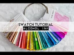 Alcohol Ink Swatch Tutorial | At The PaperMint