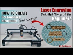 LASER ENGRAVING for Beginners - HOW TO Create Personalized Keychains