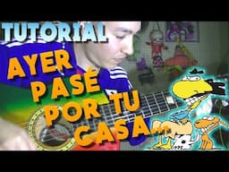 ARO ARO AYER PASE POR TU CASA CHACARERA TUTORIAL GUITARRA RASGUEO