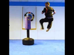 Cheat 900 Round Spin Hook Kick Bottle with Carl Van Roon | Taekwondo Bottle Kick Challenge