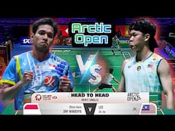 Highlight‼️Lee Zii Jia (MAS) Mara pusingan Tewaskan Chico Aura Dwi Wardoyo (INA) | Artic Open