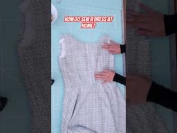 How to sew a dress at home