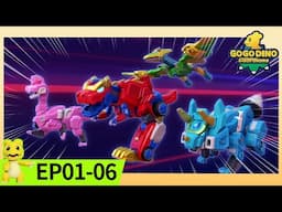 [New]GoGoDino Guardians | EP01-06  Compilation | Super Power | Dinosaur for Kids | Boys Cartoon