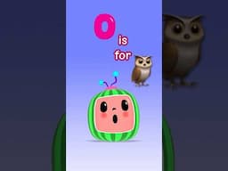 O is for OWL 🦉! Learn ABC! #cocomelon #shorts