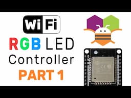 ESP32 + MIT App Inventor Mini-Project Demo! | DIY Wi-Fi RGB LED Contoller - Part 1