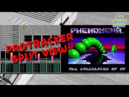 Enigma by Phenomena - Amiga Demo (Split ProTracker View) [60 FPS]