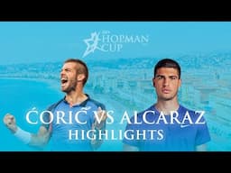 Borna Ćorić vs Carlos Alcaraz (Croatia vs Spain) Hopman Cup