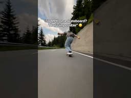 Skateboarding 50 MPH IS Possible 🤯^^