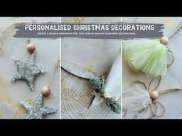 Create Personalised Christmas Tree Decorations!