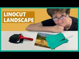 How To LINOCUT a LANDSCAPE