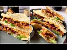 Chicken grilled sandwich recipe | easy sandwich recipe by mommy’s kitchen