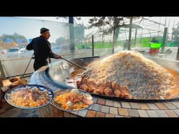 The Largest Pilaf in History ! 5 tons Uzbek Wedding PILAF SECRETS in a Giant Kazan!