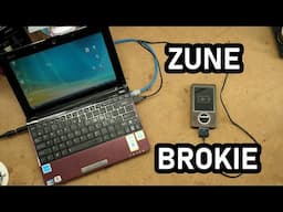 Fixing a Zune ft. Vista EEE PC