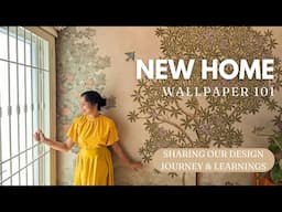 First Peek Into Our New Home | How To Choose Wallpaper For Your Bedroom @LifencolorsDesigns