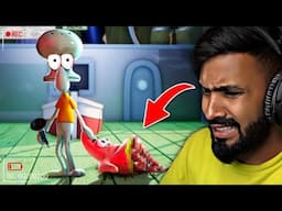 DON'T TRUST SQUIDWARD | TECHNO GAMERZ HORROR GAME | TECHNO GAMERZ