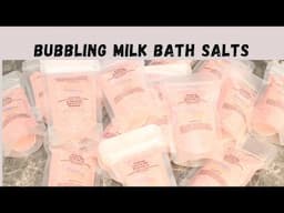 Bubbling Milk Bath Salts Recipe !!!