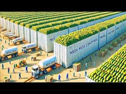 How Pickles Are Made - Greenhouse Cucumber Growing Technology - Cabbage Harvest & Processing Process