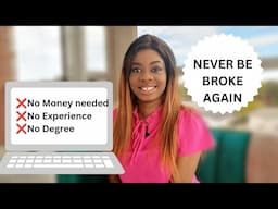 Online side Hustles to never be broke again. (Make Money Online)