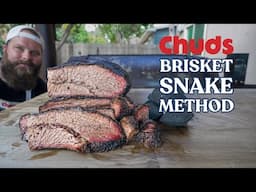 Charcoal Snake Brisket On The Grill! | Chuds BBQ