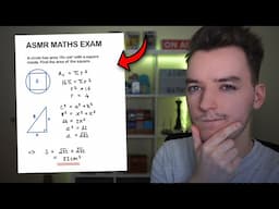 [ASMR] Solving Maths Exam Problems