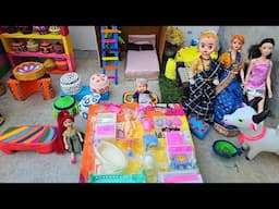 Barbie Doll All Day Routine In Indian Village/Sita Ki Kahani Part-288/Barbie Doll Bedtime Story||