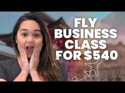 Fly Cheap Business Class With These Transfer Bonuses!