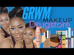 GRWM Drugstore Makeup With Pop of Blue