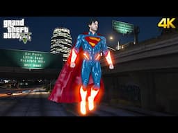 GTA 5 - Absolute Superman Wipes Out Crime in Los Santos City 4K