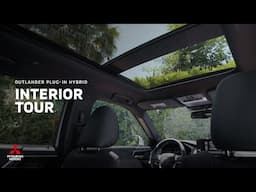 2025 Mitsubishi Outlander Plug-in Hybrid SUV Interior | Mitsubishi Motors