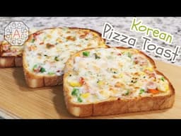 Korean Style Pizza Toast (식빵 피자, SikPpang Pizza) | Aeri's Kitchen