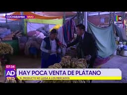 Hay poca venta de plátano