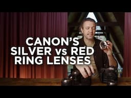 Canon Silver vs Red Ring Lens Strategy, and my Canon R1 First Impression