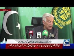 Defense Minister Khawaja Asif press Conference | City 21