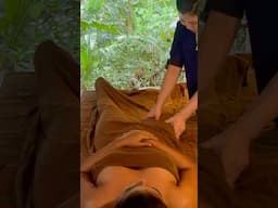 ASMR: relaxing massage in nature #shorts