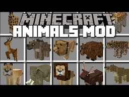 Minecraft ZOO MOD / BREED THE ANIMALS AND WATCH THEM GROW!! Minecraft