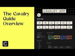 The Cavalry Guide - Overview | How I organize all the information and learn new software with Notion