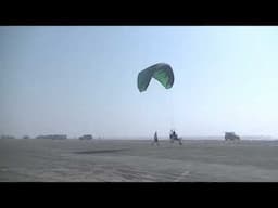 73 Year Old SUPER Nick First Paramotor Flight SUPER Skills!!!