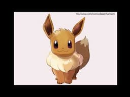 Como DESENHAR o EEVEE passo a passo - Desenhos de POKEMON