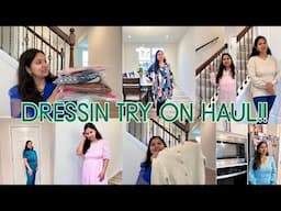 🎀DRESSIN TRY ON HAUL🎀WINTER & FALL DRESSIN CLOTHES COLLECTION/INDIAN MOM VLOGGER IN USA,DRESSIN HAUL