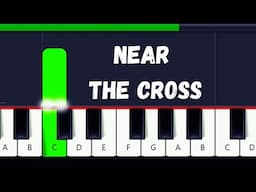 Jesus Keep Me Near The Cross Right Hand Easy Piano Tutorial for Beginners (White Keys)