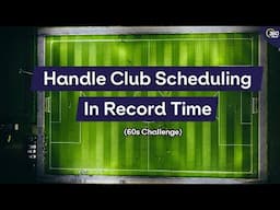 Is It Possible To Create Your Club Schedule In Under 60 Seconds?