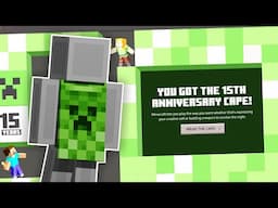 NEW LIMITED Minecraft Cape for 15th Anniversary! CLAIM NOW!