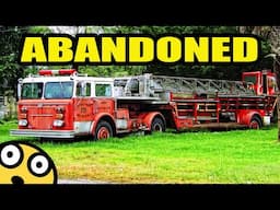 🚒 Abandoned Fire trucks. Abandoned Fire engines. Fire fighting vehicles